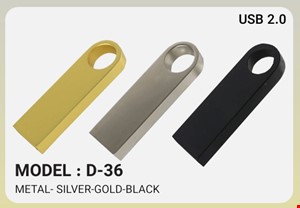فلش مموری تبلیغاتی فلزی کد D36