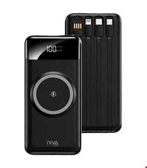 پاوربانک فست شارژ وایرلس دار niva مدل v087