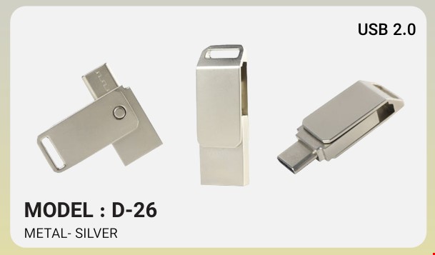 فلش تبلیغاتی فلزی او تی جی کد 7