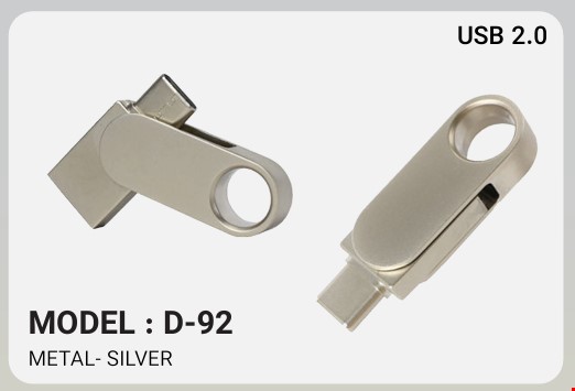 فلش تبلیغاتی فلزی او تی جی 16 گیگ 